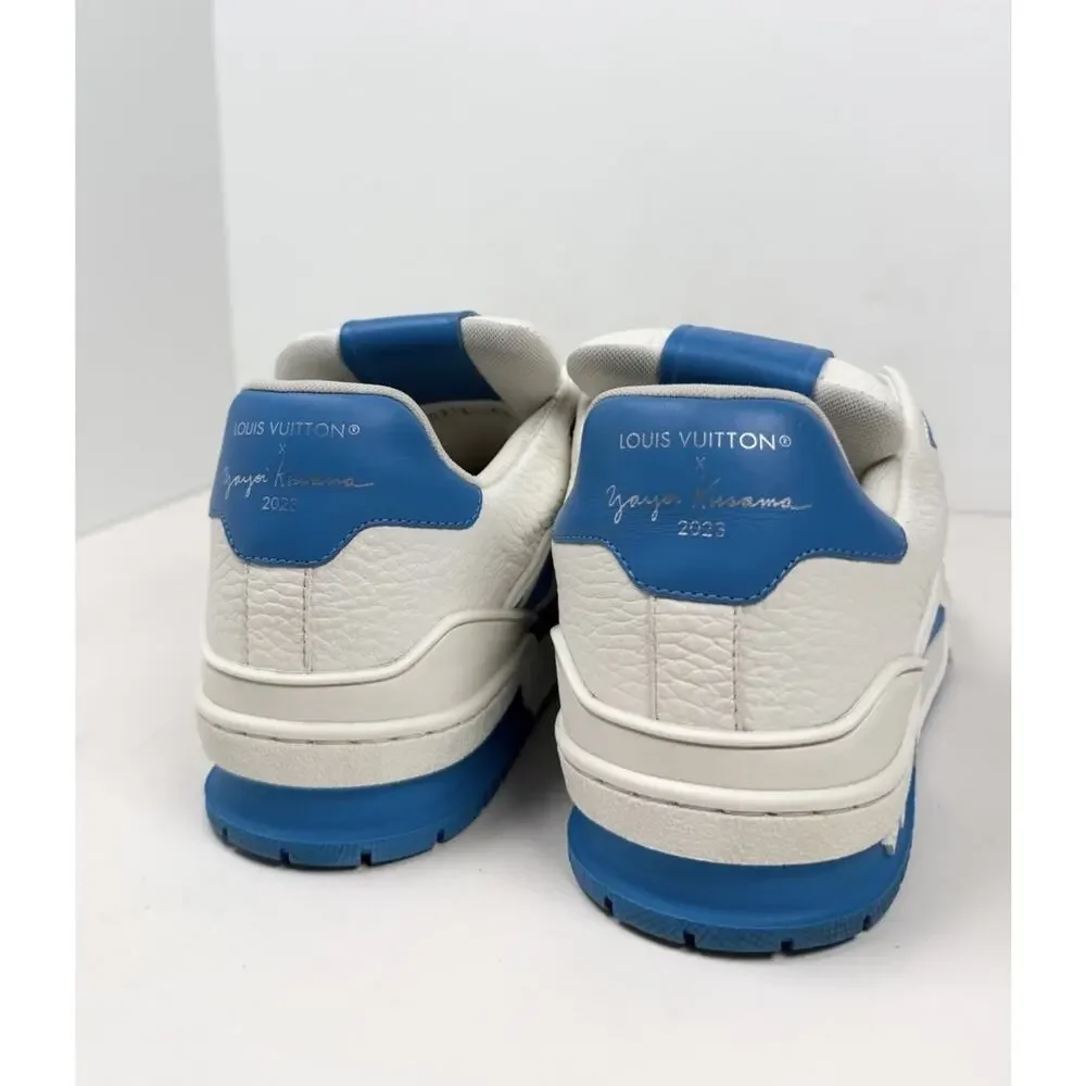 Size 6.5LV/7.5US - Louis Vuitton x Yayoi Kusama Trainer💙 RETAIL $1.4K! - Picture 5 of 10